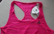 Adidas • Women's Performance ClimaLite Tank Top • Running Shirt • Pink • Size L