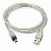 Firewire USB Adapter Cable IEEE 1394 iLink Adapter Cable 4 Pin to USB for Sony DCRTRV75E DV Camera 1.5 m Connection Cable Ref: 6480