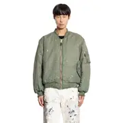[MASTERCRAFT UNION] Kaiga Washed Nylon Bomber Green