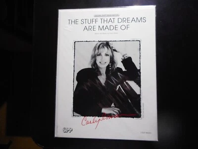 * CARLY SIMON-THE STUFF THAT DREAMS ARE MADE OF-sheet music-vintage
