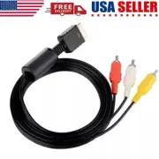 New 6 Feet RCA AV Audio Video Composite Cable Cord for Sony PS1 PS2 PS3 PS3 Slim
