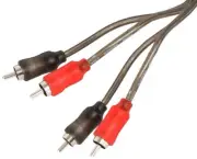Stinger SI121.5 Car Audio 1000 Series 1.5Foot Rca Cable 2 Channel Stereo Twisted