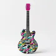 90s Pro Guitar/Bass Skin Axe Premium Re-Skin Vinyl Wrap reproduction