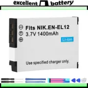 EN-EL12 Battery for Nikon Coolpix AW100 AW100s AW110s AW120s AW130s AW130