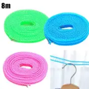 8m Clothesline Outdoor Clothesline Travel Clothesline Compact Fence-type