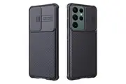 Nillkin For Samsung Galaxy S22 Ultra 5G Case, CamShield Series Slim Stylish Protective Case with Slide Camera Cover (Black)