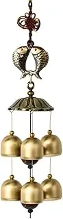 Wind Bell Wind Chimes Classical Metal Yard Garden Copper Bells Wind Bell Hanging Decorations Retro Garden Tubes Bells Copper Home Sweet