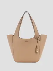 GUESS Women's Beige Helina Tote Bag