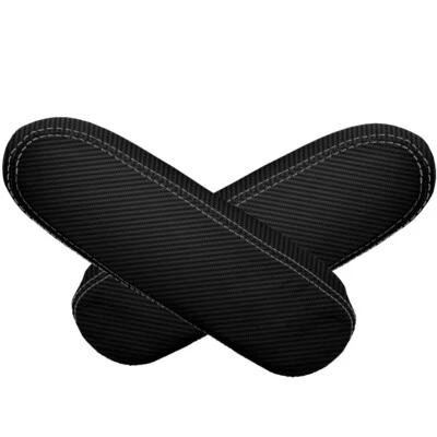 Seat Armrest PVC Carbon Fiber Cover for Honda Odyssey 99-04 Gray Stitch
