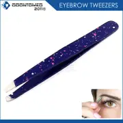 Professional Stainless Steel Eyebrow Tweezers Hair Beauty Slanted Kit (CHOOSE)