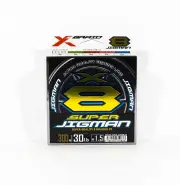 YGK XBraid Super Jigman x8 300m Multi Colour Braid Fishing Line #30lb