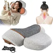 enttgo Callixe Thera Pillow Massage Neck Hump, TheraPillow Traction Massager with Heat, 3 in 1 Neck Massages Pillow Heated Massages Necks Pillows Heated Traction Cervical, Memory Foam