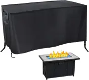 Fire Pit Cover Rectangular,42Inch Fire Pit Cover Waterproof,Heavy Duty 420D Fire