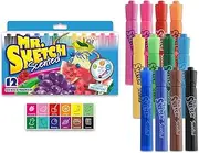 Mr. Sketch Sanford® ® Watercolor Markers, Scented Assorted Colors, Set Of 12