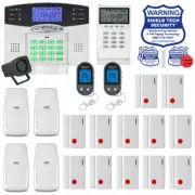 WIRELESS HOME SECURITY SYSTEM LCD BURGLAR HOUSE ALARM VOIP PHONE LINE DIALER FD