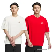 在飛比找Yahoo奇摩購物中心優惠-【下殺】Adidas 短袖上衣 男裝 CNY 龍年 米白/紅