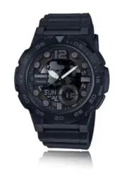 Casio Men's Digital Watch AEQ-100W-1B | Sport Style | 10-Year Battery | World Ti