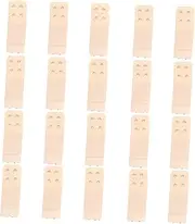 [LIFKOME] 20pcs Bra Strap Extender Women Bra Extender 2 Hooks 2 Rows Elastic Bra Extender Comfortable Polyester Material No Track No Pinch