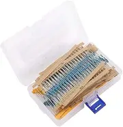 Fdit 1280PCS Metal Film 1R-10M 64 MODELS OF ORGMATION, SUIT FOR ELECTRONIC PROJECTS OF ALL LEVELS