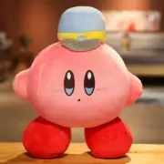 Kirby Plush Toys Pillow Cute Kirby Hat Plush Doll Soft Stuffed 42cm