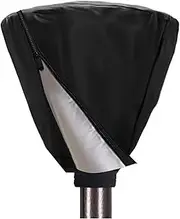 Patio Tabletop Heater Covers with Zipper and Storage Bag, Standup Patio Heater Cover, Radiator Protective Case, Dust-Proof, Weather-Resistant, Black Color Complete Protection for Outdoor Use