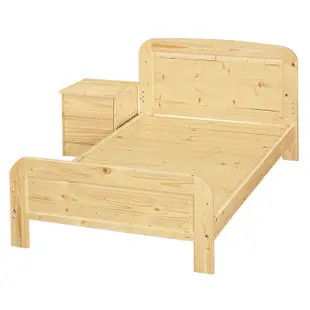 obis 床底 床架 白松木3.5尺實木床架