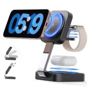 2025 Magnetic Foldable 3-in-1 Charger, Wireless Charger Station, Travel for