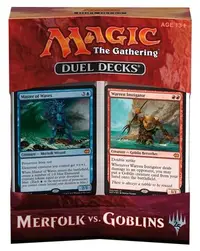 在飛比找Yahoo!奇摩拍賣優惠-送牌套 MTG Duel Decks Merfolk vs 