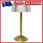 Crystal Table Lamp Simple Night Lights Dimmable Sleeping Light for Home Office