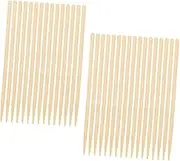 Generic 150Pcs Bamboo Scratch Pens for DIY Art Projects Multipurpose Stylus Sticks for Smooth Edges Safe for Scratch Painting for Crafting and Imaginative Play