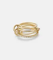 [Spinelli Kilcollin] Spinelli Kilcollin Pisces Pavé 18kt gold ring with diamonds K gold