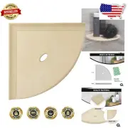 8-Inch Corner Shower Shelf – Elegant Waterproof & Retrofit Tile Organizer