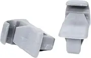 fhtpr 2x Gray Car Sun Visor Clip,Fit For Mitsubishi, Lancer Suport ASX EVO 10 MR654343 Clips Parts Gray Sunvisor Hook Bracket Hanger Car Visor Retaining Clip