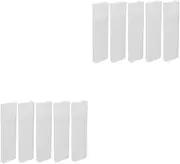 Baluue 2sets Travel Tongue Scraper Compact Plastic Case Holder for and Carrying 5pcs*2