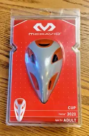 NEW McDavid Adult Gray and Red FlexCup 3020 Adult Age 15+