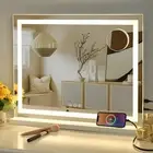 Sucedey Lighted Vanity Mirror 10X Magnifying Touch 360° LED Detachable