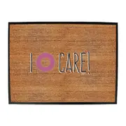 Food Donut Care - Funny Novelty Doormat Man Cave Floor mat