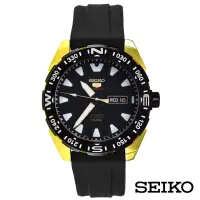 在飛比找momo購物網優惠-【SEIKO 精工】極限運動風5號自動機械錶-黑x45mm(