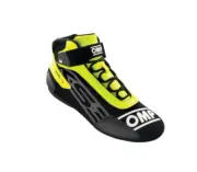 OMP Racing KS-3 Shoes My2021 Black/Yellow - Size 39 KC0-0826-A01-178-39