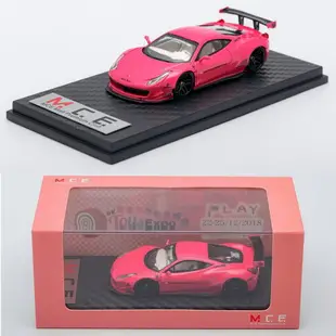 M.C.E. 1/64 模型車 Ferrari 法拉利 458 MCE640003B 粉紅 香港冬季玩具博覽版