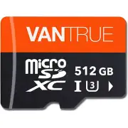 Vantrue MicroSDXC UHS-I U3 V30 Class 10 4K UHD SD Card (512GB)