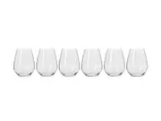 Krosno Harmony Stemless Wine Glass 400ml Set of 6 Pieces