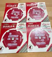 Lot of 4 Diablo 5 in. x 6-Tooth Fiber Cement Circular Saw Blade