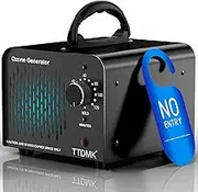 Ozone Generator 15,000mg/h, Commercial Ozone Machine, High Capacity Ozone Machine Odor Removal, Home Ozone Generator for Car, Pet, Smoke, Home, etc (Black)