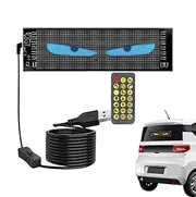 Eye Lamp Soft Car Screen - Colorful Eye Lamp, Rgb Devil Eye Lamp Soft Screen | Programmable Flex Car LED Display, Funny Eyelight, Programmable Flex Car Display for Vehicle Decoration