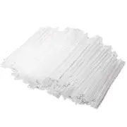 300Pcs Smoothie Jumbo Straw Clear Plastic Drinking Straws for Bubble Tea Jumbo Straws Fruit Shakes Transparent color