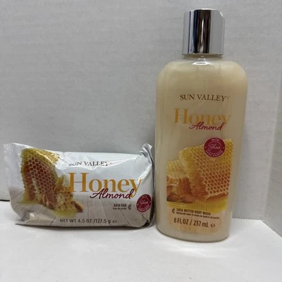 Melaleuca ~ Sun Valley Honey Almond Body Wash & Bar New Sealed