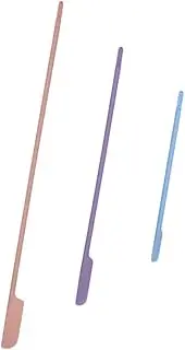 3pcs Silicone Beauty Spatula Beauty Scraper Silicone Scraper Bottle Scraper Silicone Spatula Silicone Makeup Spatula Lotion Spatula Long Handle Silica Gel Silicone Bottle