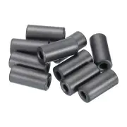 10pcs 11.5x5x25mm Ferrite Toroid Core Transformer Inductor Coil Ring, Black