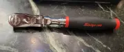 Snap-on Tools NEW 3/8" Drive RED Soft Grip Locking Flex Head Ratchet FHX80BR